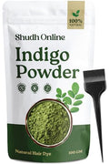 Organic Indigo Powder for Hair - 100g Black Dye