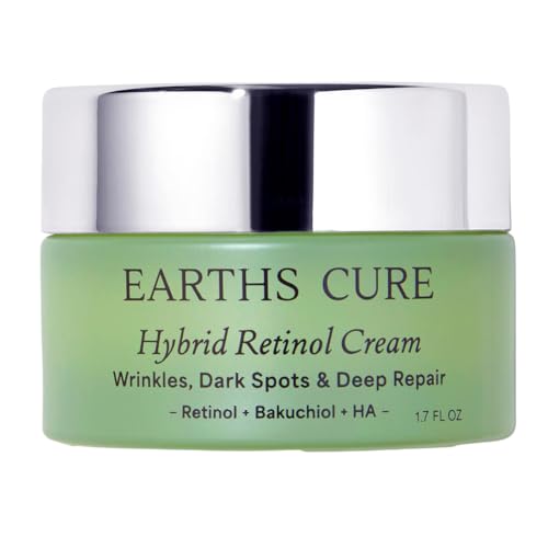 Hybrid Retinol Cream, Retinol & Hyaluronic Acid - Anti-Aging Face Moisturizer, Firming - Made in USA, Night Cream for Face - 1.7 fl.oz.
