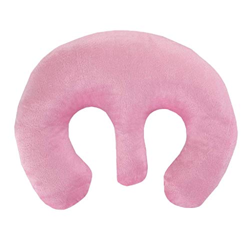 FRECI Breast Support Pillow for Massage & Spa, Comfortable Pink Feminine Bolster, 24x34.5cm