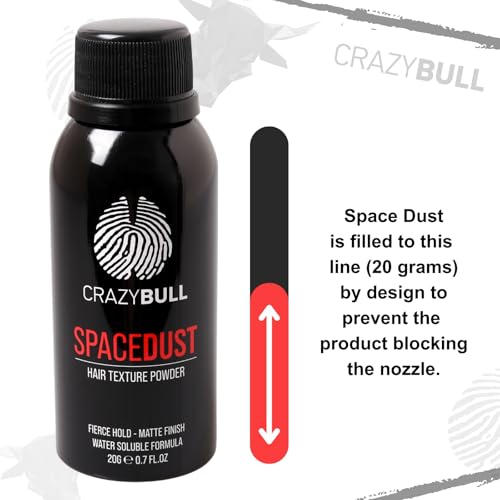 CrazyBull Space Dust Hair Texture Powder - 0.7oz Volume