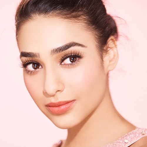 KISS Lash Couture LuXtensions Collection False Eyelashes, Flat Lash Technology, Super Slim Lash Band, Real Lash Extension Fibers, Reusable, Style ¡®Black Swan', 12mm, 1 Pair Strip Lashes