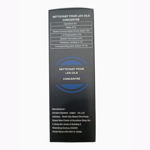 Lash Shampoo Concentrate for Extensions - 100ml Foaming Cleanser