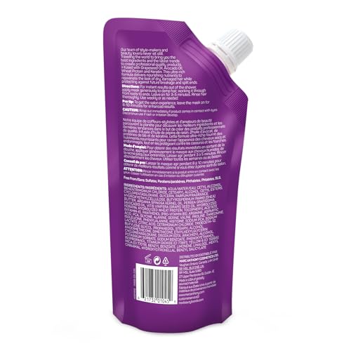 Marc Anthony Hair Mask for Dry Damaged Hair - Deep Conditioning Mask Protects & Nourish with Shea Butter, Avocado & Grapeseed Oils - Seal in Moisture and Rescues Visibly Damaged Hair - Sulfate Free