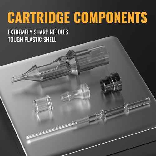 Wormhole Tattoo 20Pcs Tattoo Needles 3RL Disposable Tattoo Cartridge Needles Round Liner for Tattoo Gun Cartridge Machine Permanent Makeup (1003RL)