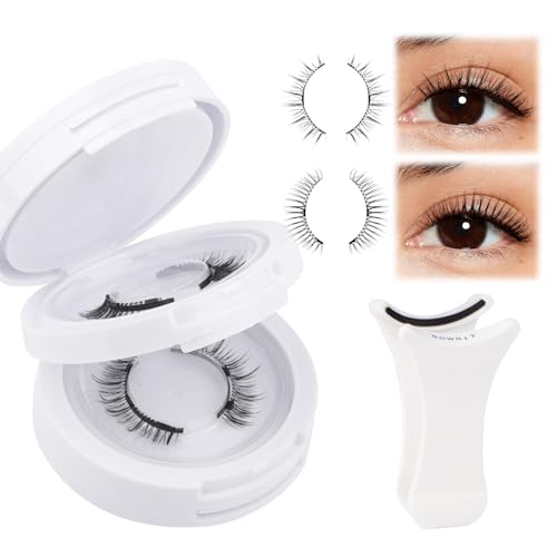 Magnetic Eyelashes with Applicator - Reusable, No Glue, Waterproof (4 Pairs)
