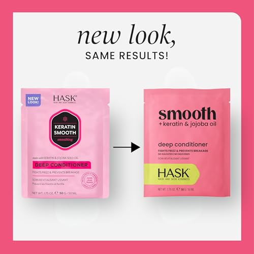 HASK Keratin Smoothing Deep Conditioner, Pack of 6