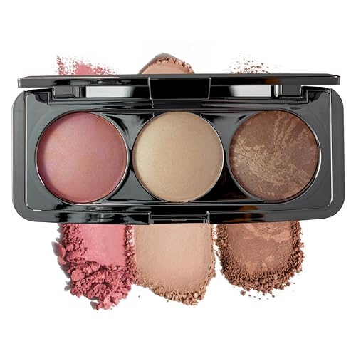 W7 Glow Theory Lunar Face Makeup Palette - Blush, Highlighter & Bronzer