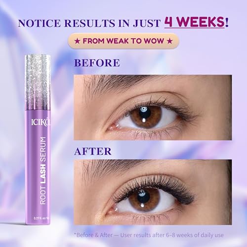 Lash & Brow Growth Serum Set - Eyelash & Eyebrow Serum with Biotin, Peptides & Plant Extracts - Fuller, Longer-Looking Lashes & Thicker Brows - Vegan, Prostaglandin-Free, 2¡¿ 8ml Value Duo
