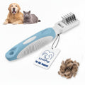 Professional Dematting Comb for Dogs & Cats - Stainless Steel Grooming Tool