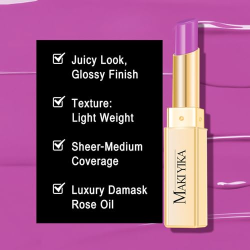 Hydrating Purple Lipstick with Vitamin E & Hyaluronate