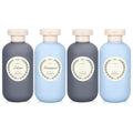 METAPACK 6.8oz Travel Bottles 4-Pack with Flip Top & Labels