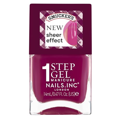 Nails Inc x Smucker's It's Topless Jelly Nail Polish - Sheer Berry Purple