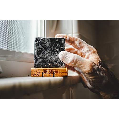 Dr. Squatch Pine Tar Soap 2-Pack Bundle - Mens Bar with Natural Woodsy Scent and Skin Exfoliating Scrub ? Handmade with Pine, Coconut, Olive Organic Oils in USA (2 Bar Set)