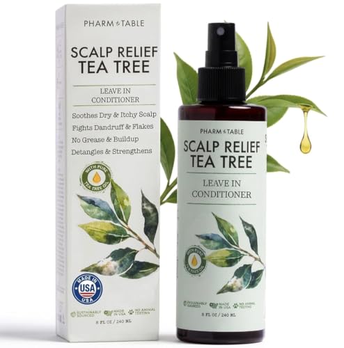 Tea Tree Oil Leave-In Conditioner Spray 1 Pack | Soothe Dry Itchy Scalp