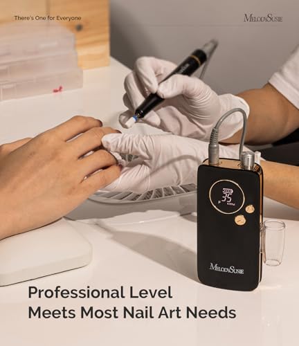 Rechargeable 35000RPM Clip-On Nail Drill SM200F - Lightweight & Ergonomic