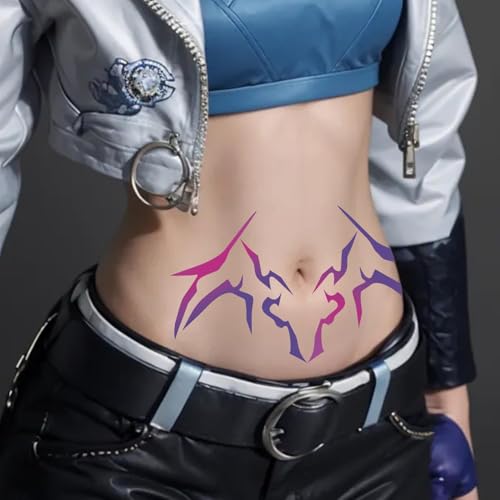 8-Sheet Rumi Temporary Tattoos | Waterproof Cosplay Costume