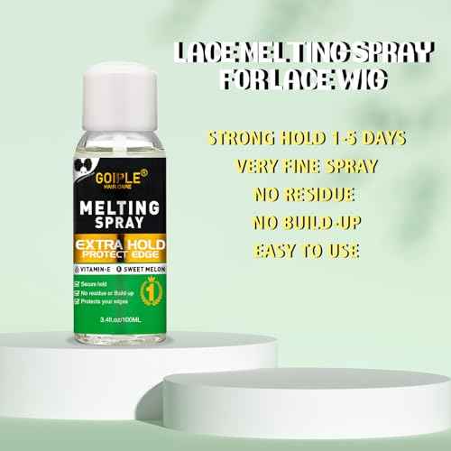 WOZUTUNT Hair-adhesives, 3.4 fl Oz Lace Melting and Holding Spray Glue for Wigs, Extra Hold for Closure Wigs Extensions, Strong Natural Forming Hold