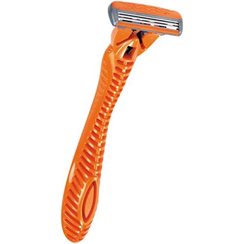 Bic 3 Hybrid Men's Triple-Blade Razors, Pack with 1 Handle + 6 Refills - Lubricating Strip with 3 Blades and Pivoting Head for a Smooth, Precise Shave