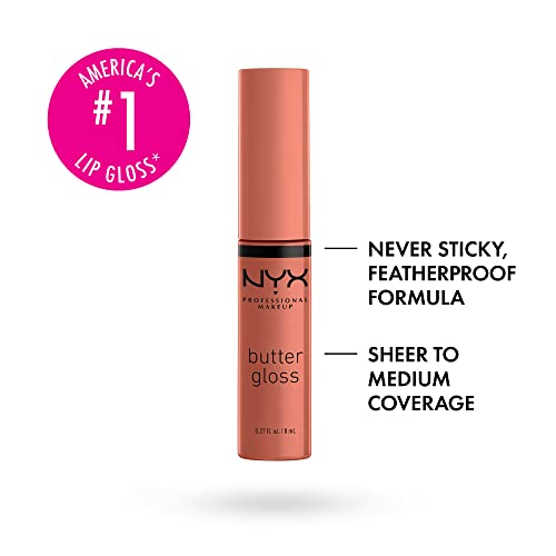 NYX Butter Gloss Vanilla Cream Pie & Slim Lip Pencil Espresso Bundle