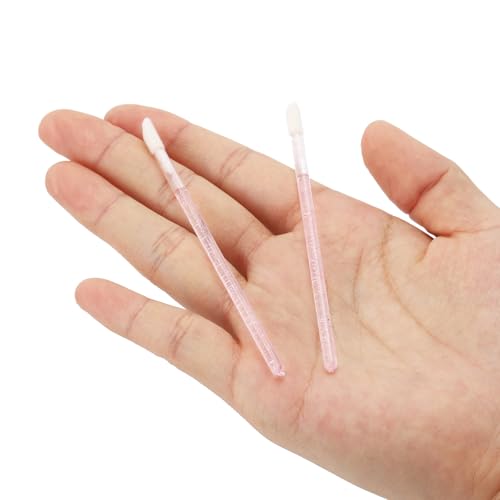 500 Disposable Lip Applicators - Pink Crystal Wands