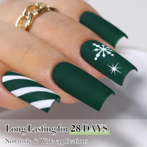 Double Rhythm Deep Green 15ML Sheer Gel Polish - Same Color, Soak Off, Salon DIY