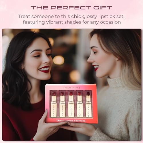 VOTUM Tahari 5-Piece Lipstick Set with Matte, Cream & Pearl