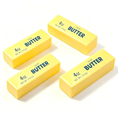 Butter Squishy Toy - 4 Pack Ultra-Soft Stress Relief Fidget for Kids & Adults