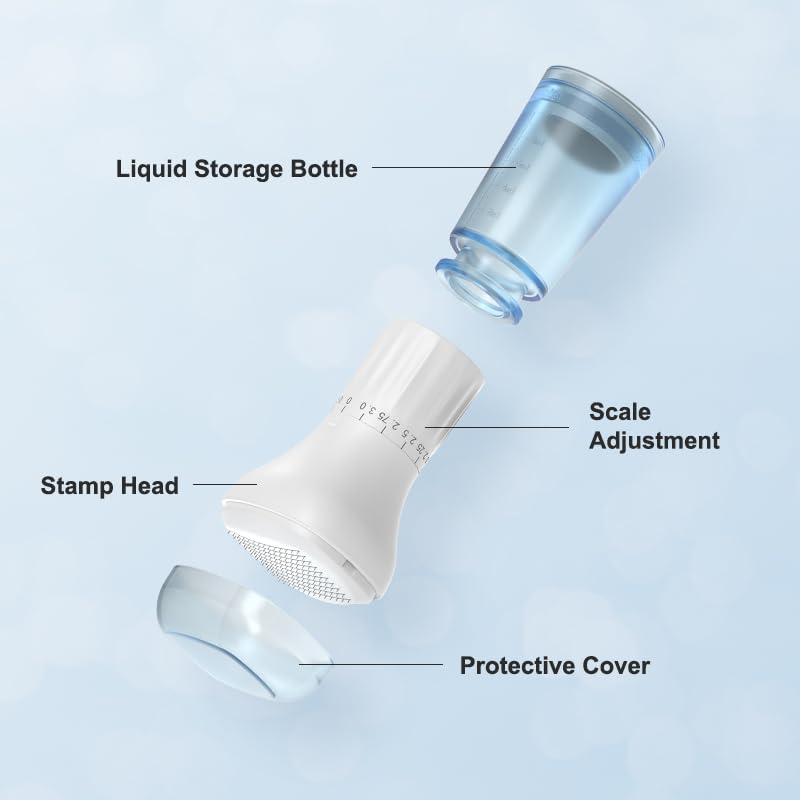 Derma Stamp 140-Pin Serum Applicator for Hair & Beard