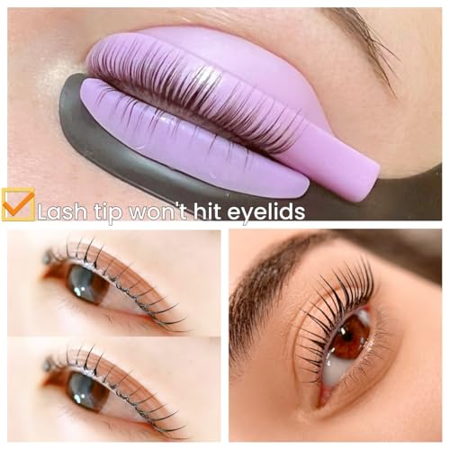 Lash Lift Pads Set - 6 Sizes DIY Eyelash Perm Shields Glueless