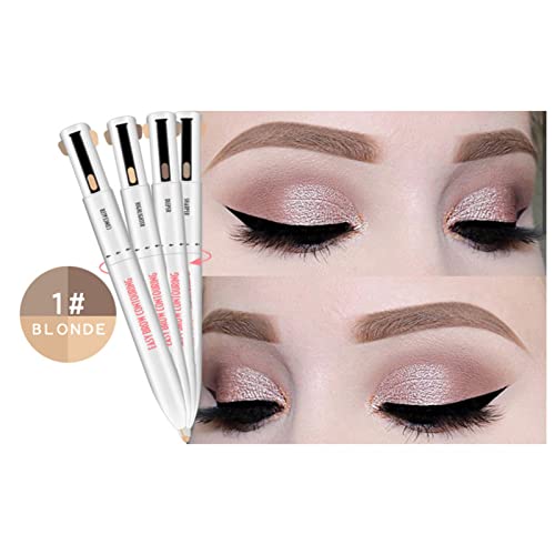 4-in-1 Eyebrow Pencil Pen - Brow Shaping & Highlight Tool