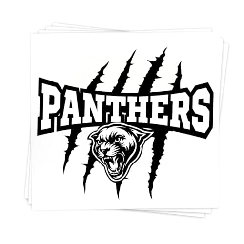 Panthers Temporary Tattoos 25-Pack for Kids | Skin-Safe