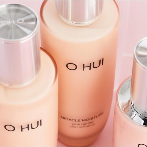 O HUI Miracle Moisture Skin Softener | Milk Lotion Texture | Moisturizes & Softens | Helps Strengthen Skin Barrier | Daily Toner | Ceramide, Glycerin, Panthenol | Glass Skin | All Skin Types | K-Beauty