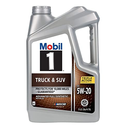 Mobil 1 Truck & SUV Full Synthetic Motor Oil 5W-20, 5 Quart