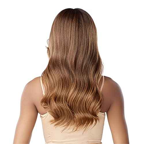 Sensationnel Butta Lace Wigs - Unit 30 Extra Wide 5 Inch Deep Parting Synthetic Preplucked Hairline Glueless Lacefront (FLAMBOYAGEMOCHA)