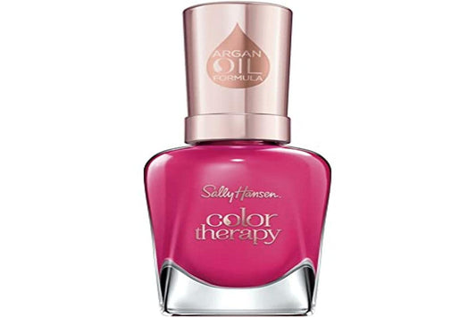 Sally Hansen Color Therapy Nail Polish, Pampered in Pink, Pack of 1