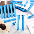 60 Pcs Blue Short Perm Rods for Natural Hair Styling