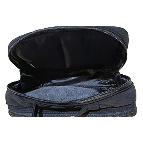 Medium Iconic Blush & Brush Makeup Case, Classic Black
