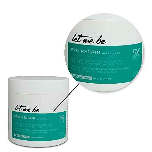 Let Me Be Smoothing Protein 1L/33.8fl.oz + Deep Repair Mask 500ml/16.90fl.oz Haircare Duo - Professional Strength Treatment and Mask