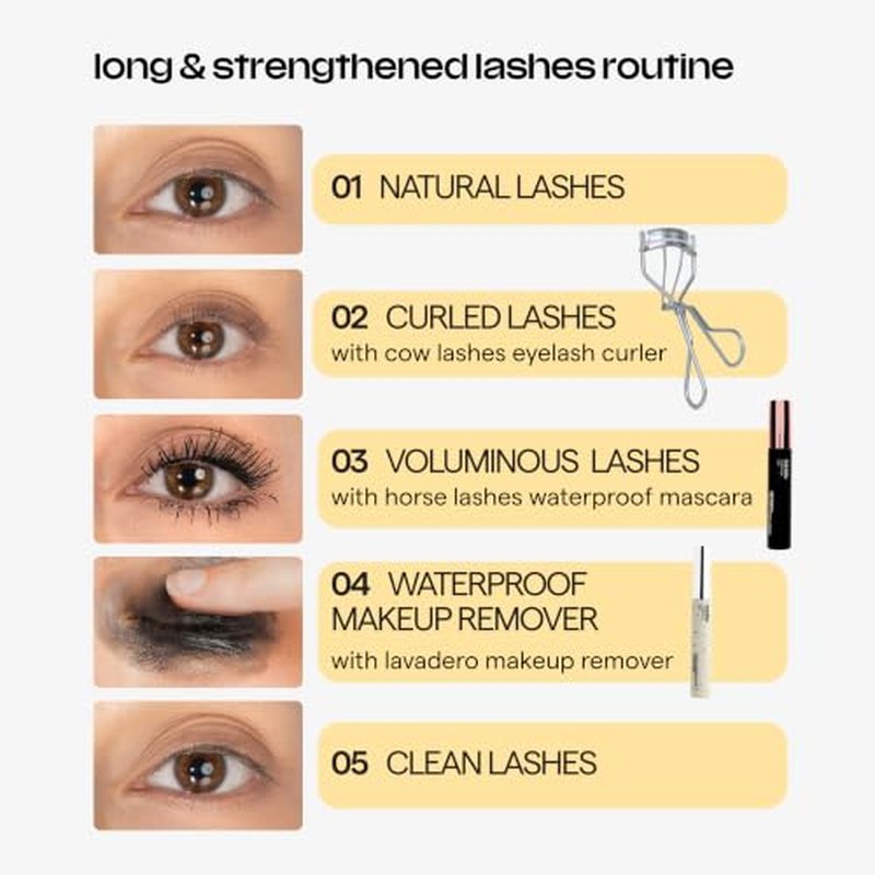 SARELLY Waterproof Volumizing Mascara for Thin Lashes