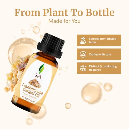 SVA Frankincense Essential Oil - 10ml for Diffuser & Skin Care