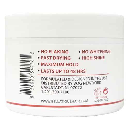 Edge, Braid, & Loc Maximum Hold Edge Control & Braiding Gel for Natural, Relaxed, Dry, Dull Hair - No Flaking, No Whitening, Fast Drying, High Shine, Maximum Hold Up to 48 Hrs (8.8 oz)