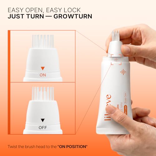 lilyeve Hair Growth Serum with Brush - Exosome-Active Treatment