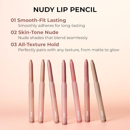 BBIA Nudy Lip Pencil - Precise Overlining & Lip Contour
