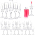 20 Pcs 8ml Empty Lip Gloss Tubes with Funnels - Wineglass Shape