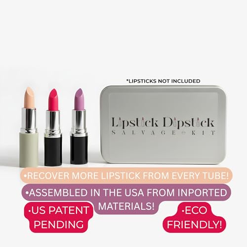 Lipstick Dipstick¢â Salvage Kit- Lipstick Saver Tool: Retrieve & Reapply The Last of Your Favorite Product? Tube Content Extractor and Applicator Kit