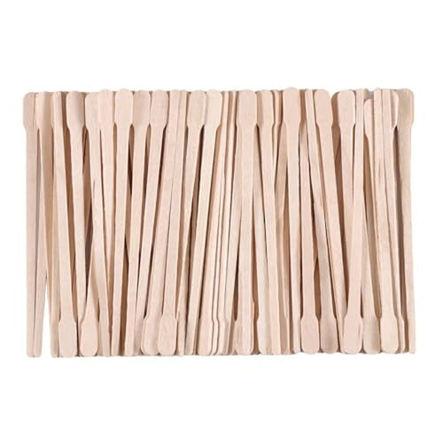 1200pcs Small Wooden Waxing Sticks, Wax Spatulas Craft Applicator Sticks for Body Hair Removal, Eyebrow Lip Nose Brow Facial Smooth- Spa and Home Usage