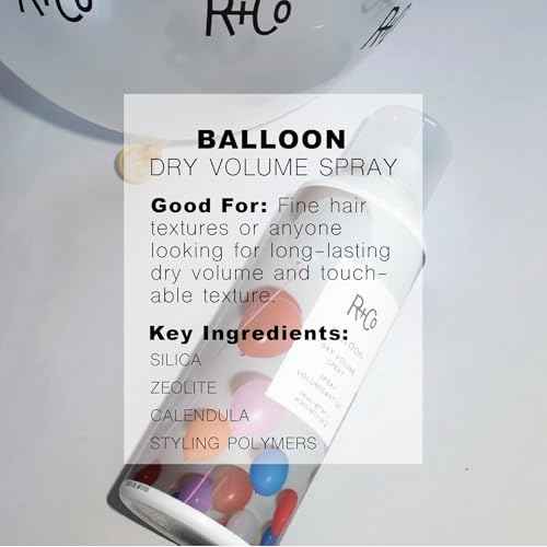 R+Co Balloon Dry Volume Spray (Packaging May Vary)
