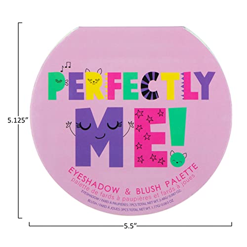 Kids Makeup Palette - 10 Color Eyeshadow & Blush with Mirror