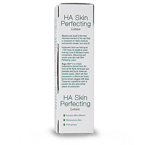 Hyalogic Episilk Hyaluronic Acid Skin Perfecting Lotion - Hydrating Face Moisturizer to Regulate Skin Oiliness - Hyaluronic Acid Moisturizer with Argan Oil Fl 1 Oz