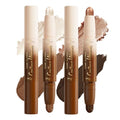 Dual Ended Contour Stick Set - 2Pc Waterproof Concealer & Highlighter